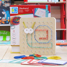 Geoboard / Geoplano com elásticos Mini-Me - Baby & Kids Store