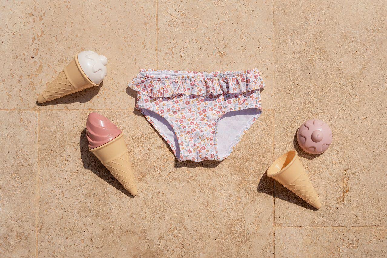 Cueca de Banho Folhos - Summer Flowers 1-3 meses | Little Dutch - Mini-Me - Baby & Kids Store