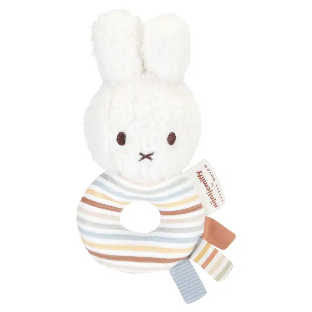 Roca chocalho sensorial Miffy Bunny – Vintage Stripes | Little Dutch Little Dutch Mini-Me - Baby & Kids Store