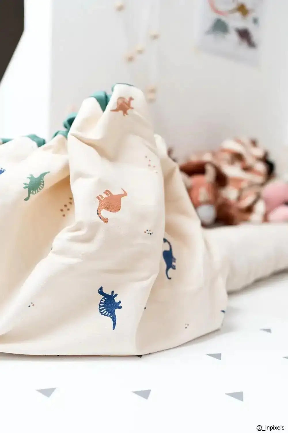 Saco de arrumação/ Tapete - Dinossauros | Play&Go - Mini-Me - Baby & Kids Store