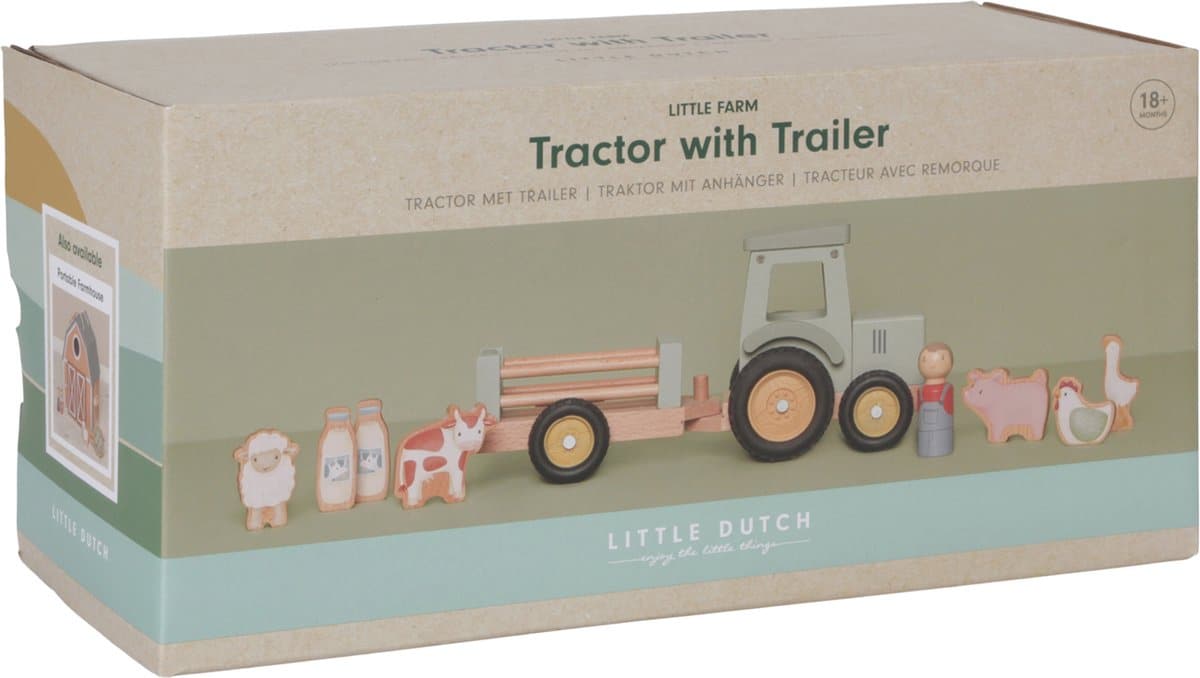 Tractor com animais – Little Farm | Little Dutch - Mini-Me