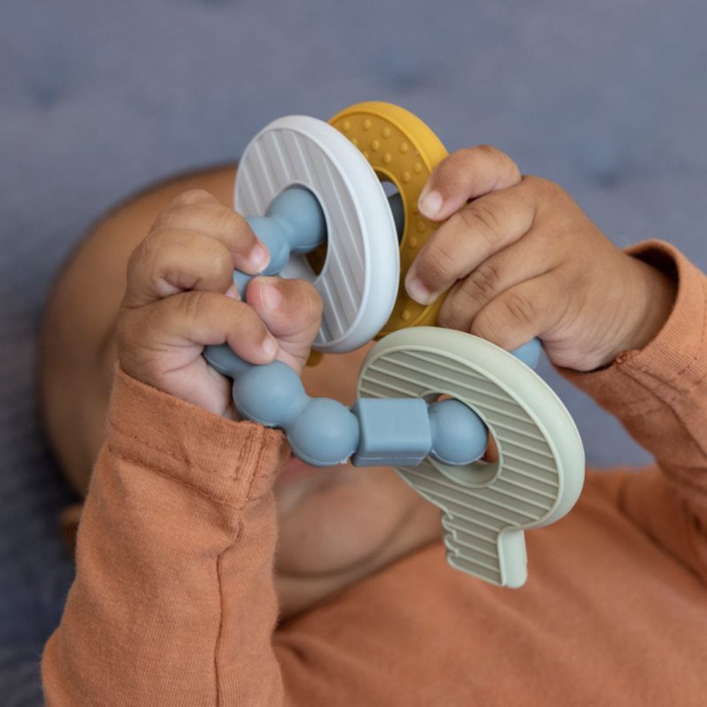 Mordedor em silicone Chaveiro Azul | Little Dutch Little Dutch Mini-Me - Baby & Kids Store