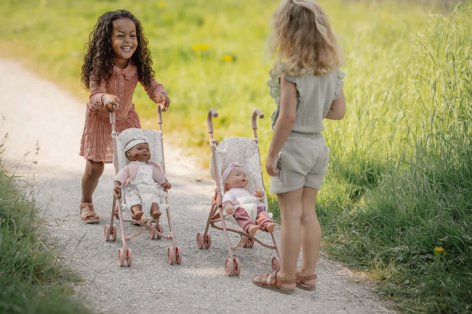 Carrinho de bonecas em metal Little Dutch - Mini-Me - Baby & Kids Store