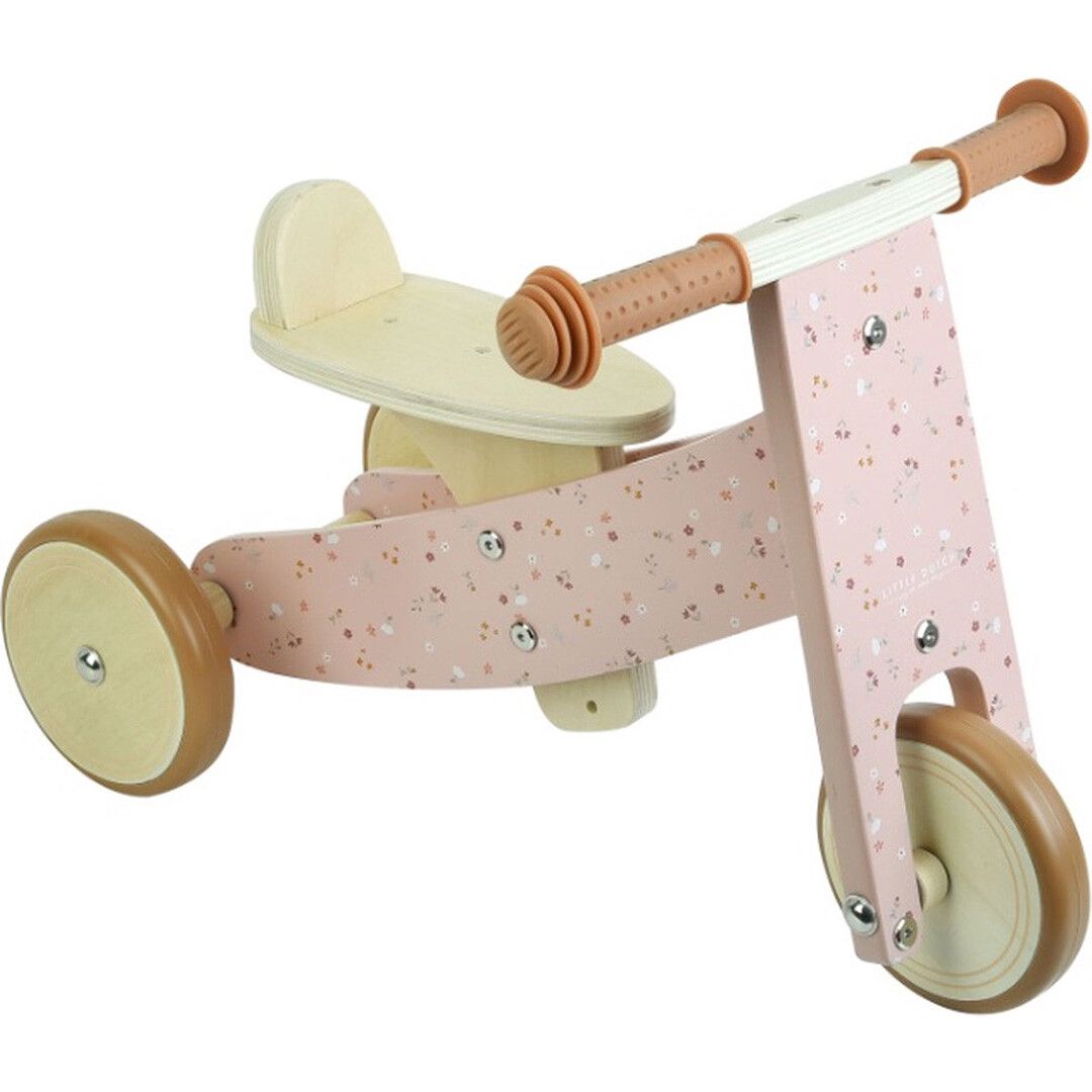 Triciclo em madeira - rosa | Little Dutch Little Dutch Mini-Me - Baby & Kids Store