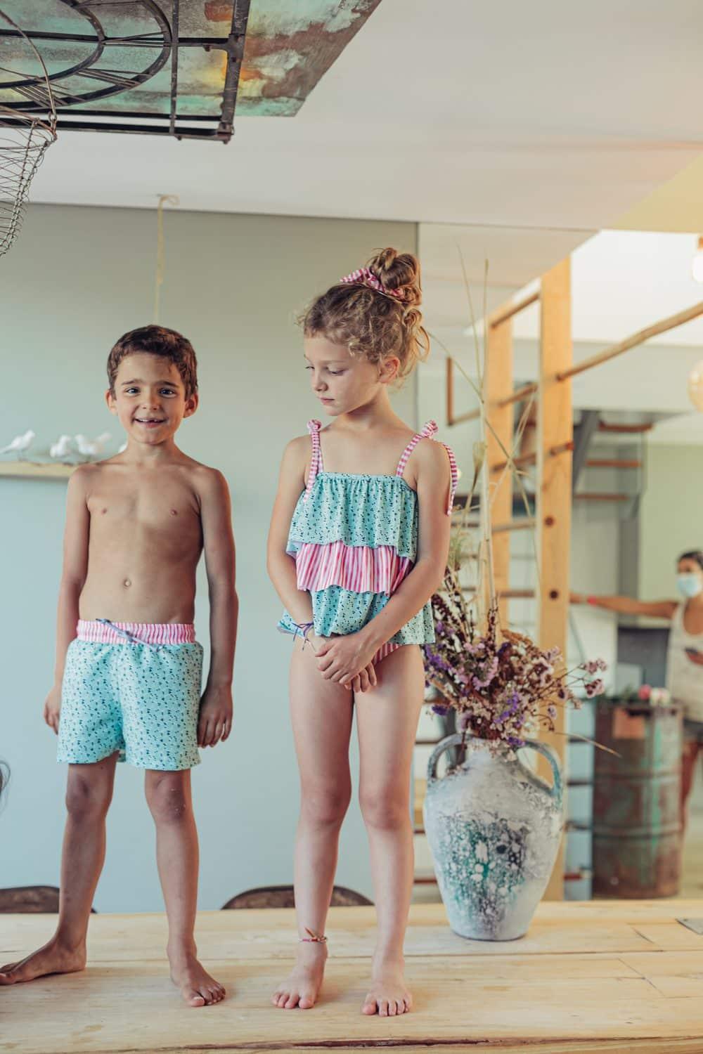 Fato de banho criança - Green Leafs - Mini-Me - Baby & Kids Store