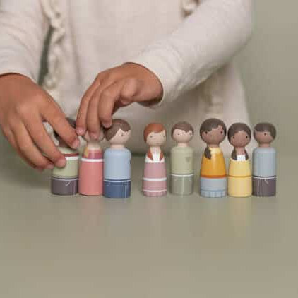 Set Familia da Rosa - Extensão para casa das bonecas | Little Dutch Little Dutch Mini-Me - Baby & Kids Store
