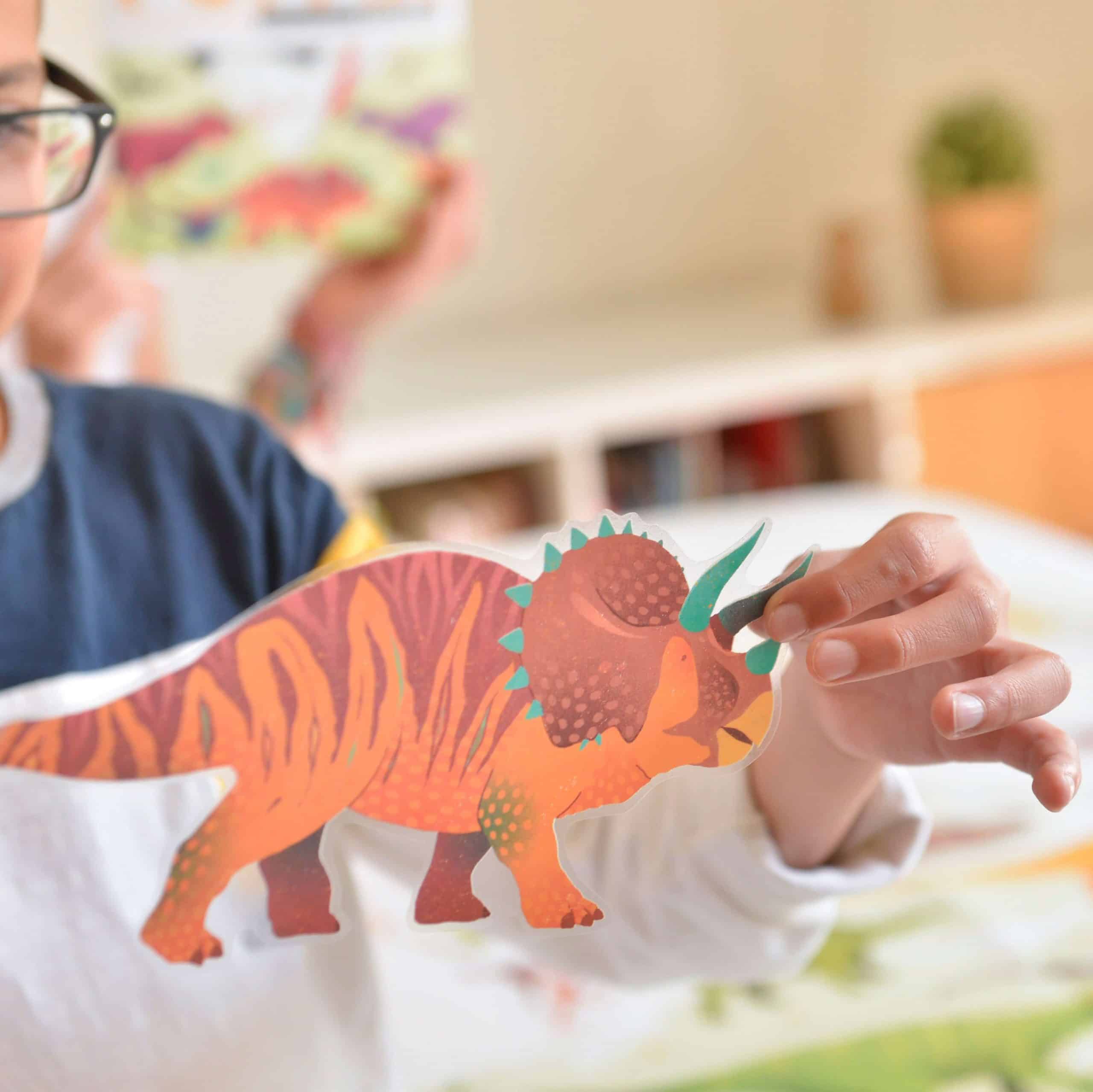 Autocolantes + Poster Discovery - Dinossauros | Poppik Mini-Me - Baby & Kids Store