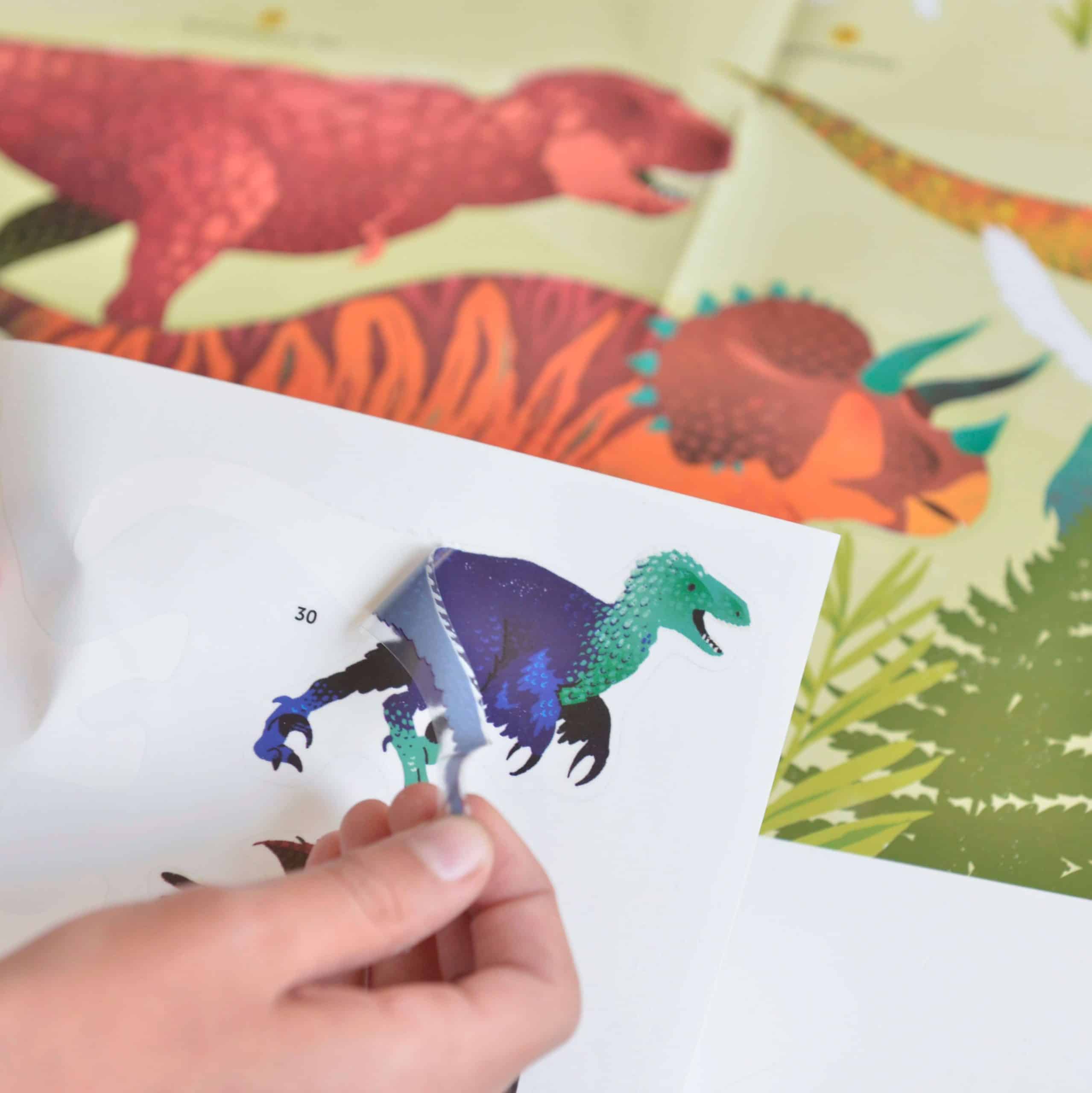 Autocolantes + Poster Discovery - Dinossauros | Poppik Mini-Me - Baby & Kids Store