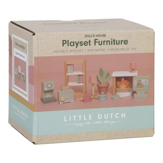 Conjunto de Mobiliário – Expansão casa de bonecas | Little Dutch Little Dutch Mini-Me - Baby & Kids Store