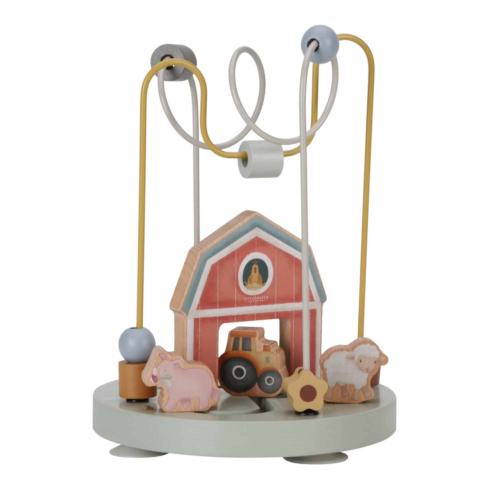 Espiral de Atividades em madeira - Little Farm | Little Dutch Mini-Me - Baby & Kids Store