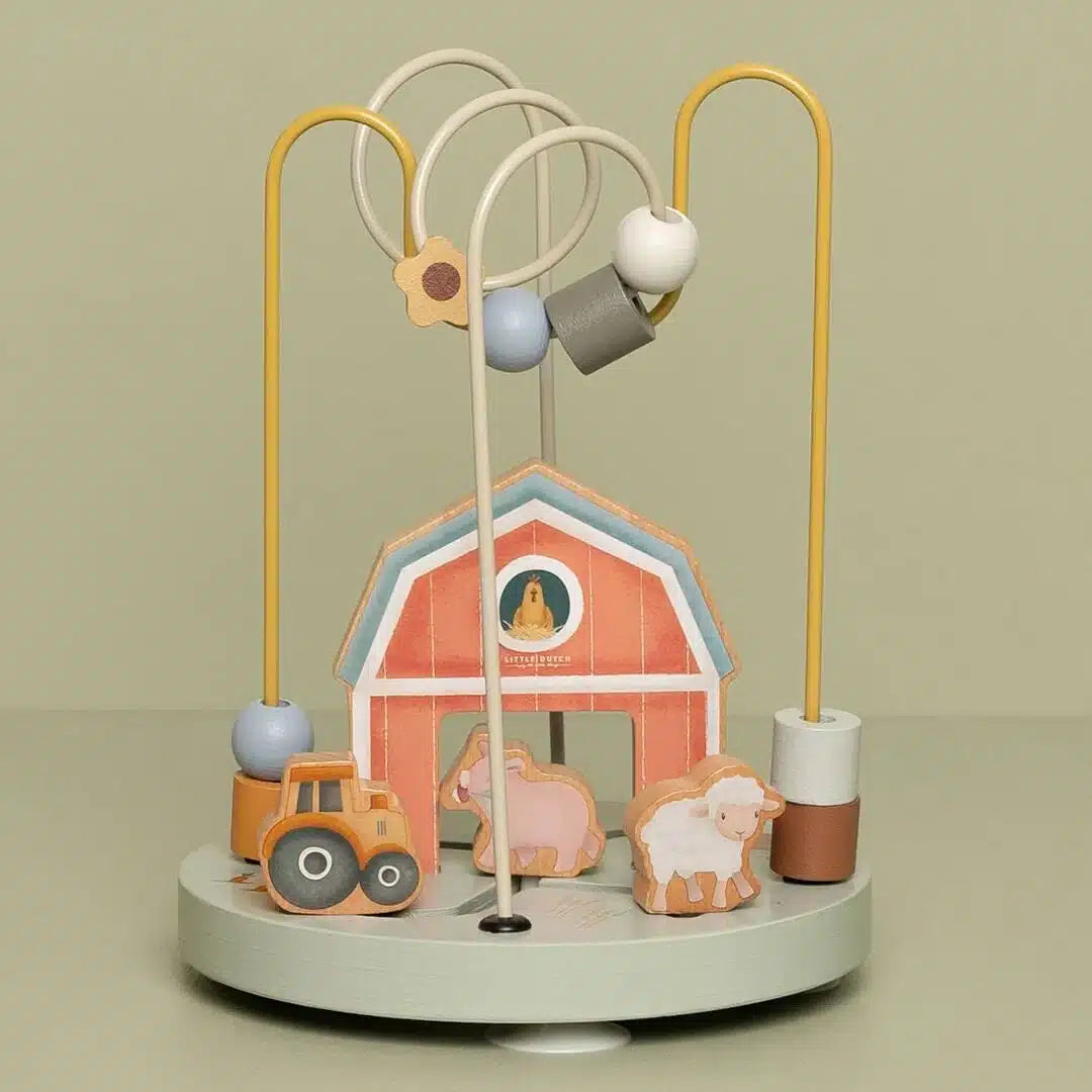 Espiral de Atividades em madeira - Little Farm | Little Dutch Little Dutch Mini-Me - Baby & Kids Store