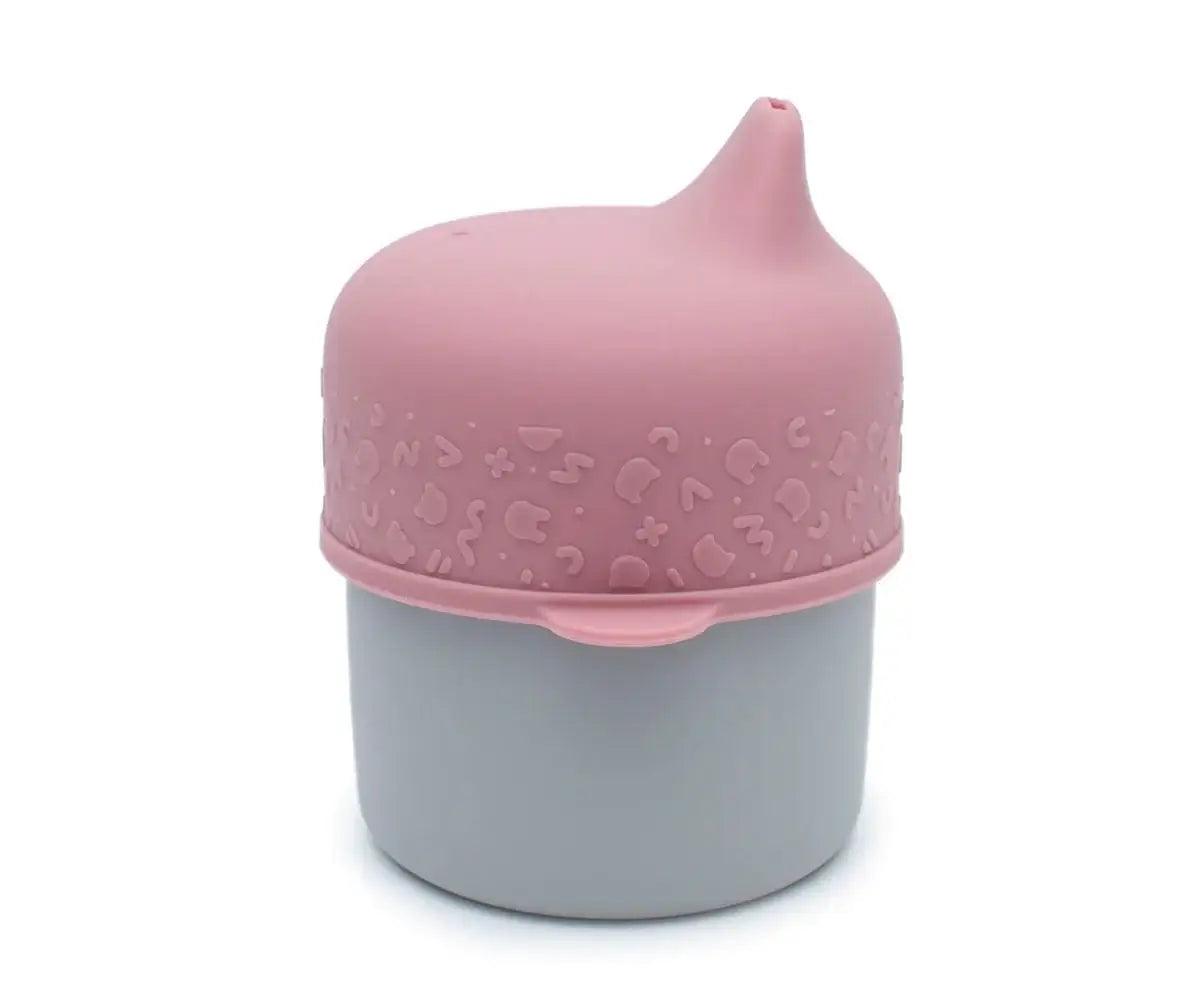 Tampa com palhinha para Copo Sippie Dusty Pink - Mini-Me - Baby & Kids Store