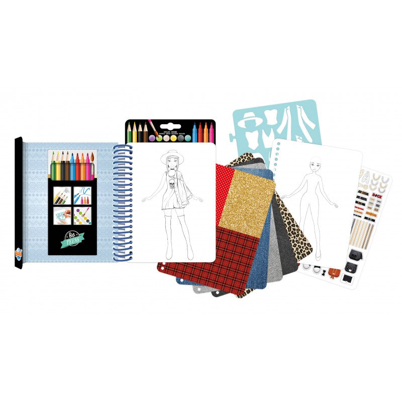 Sketchbook - Caderno de desenhos de moda rock | BUKI Mini-Me - Baby & Kids Store