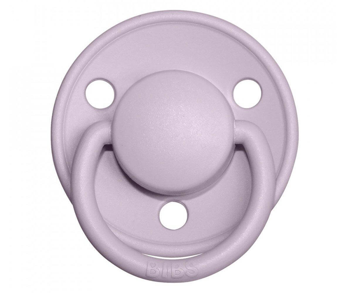 2 chupetas BIBS De Lux látex "Lilac/heather" - Mini-Me - Baby & Kids Store