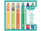 6 Lápis de Cera Multicoloridos +3 anos | DJECO - Mini-Me