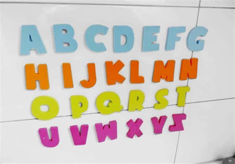 Abecedário - Letras para o banho em Eva - Mini-Me - Baby & Kids Store